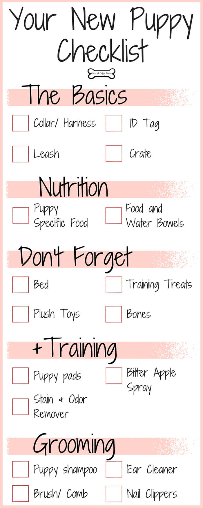 New Puppy Checklist Everything You Need