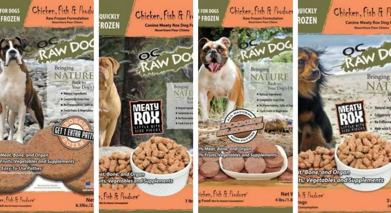 is frozen raw dog food safe